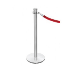 chrome barrier post for hire
