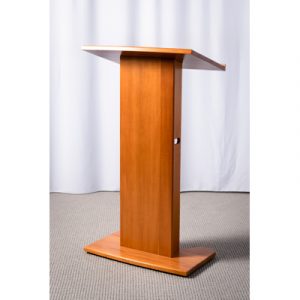 wooden lectern for hire